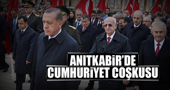 Anıtkabir'de Cumhuriyet coşkusu