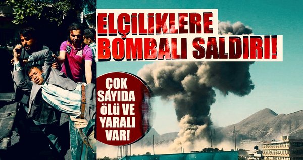 Kabil'de elçilikler bölgesinde bombalı saldırı