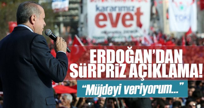 Cumhurbaşkanı Erdoğan'dan Mardin'e müjde!