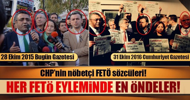 CHP'nin nöbetçi FETÖ sözcüleri