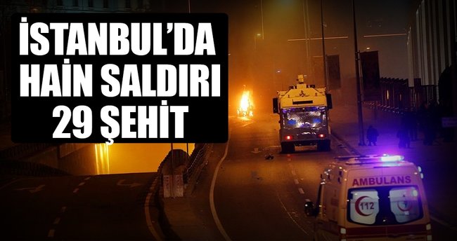 SON DAKİKA: İstanbul'da polise bombalı saldırı!