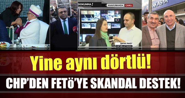 CHP’den FETÖ’ye skandal destek!