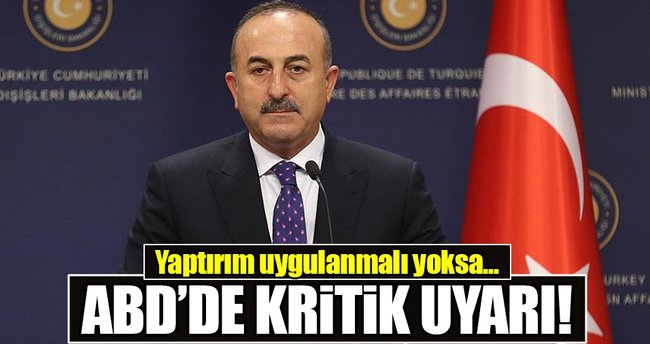 Dışişleri Bakanı Çavuşoğlu'ndan ABD'de kritik Suriye uyarısı!