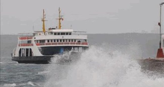 Deniz ulaşımına fırtına engeli!