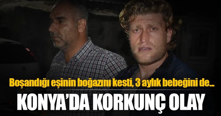 Boşandığı eşinin boğazını kesti, 3 aylık bebeği yol kenarına attı