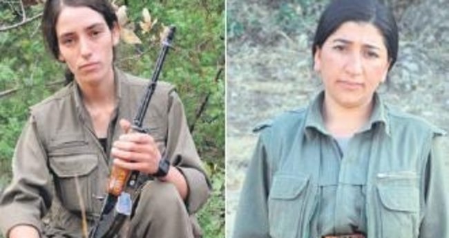 İki kadın terörist PKK’nın sniperleri çıktı