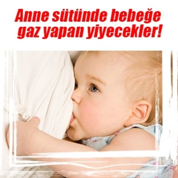 Anne Sutunde Bebege Gaz Yapan Yiyecekler Sanal Basin