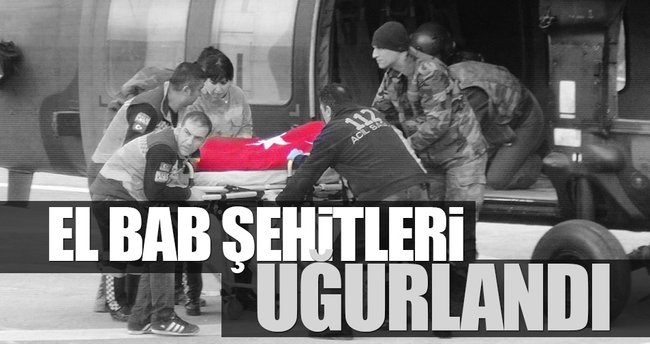 Son dakika: El Bab'ta şehit düşen 5 asker memleketlerine uğurlandı!