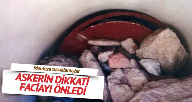 Askerin dikkati faciayı önledi