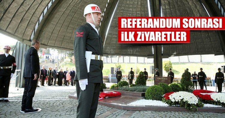 Cumhurbaşkanı Erdoğan'dan referandum sonrası önemli ziyaretler