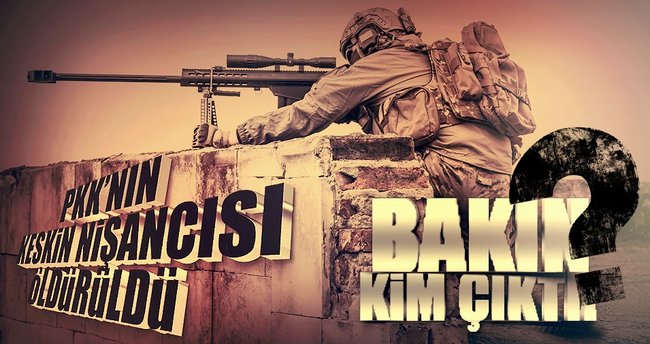 PKK'nın keskin nişancısı kadın çıktı!
