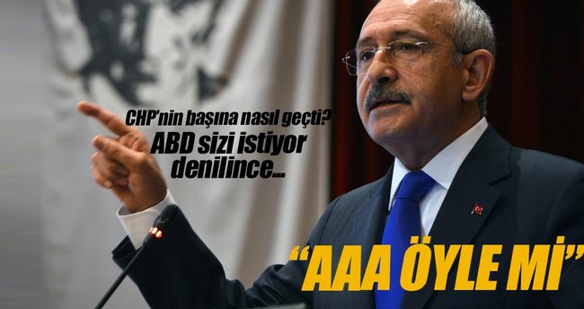 Kılıçdaroğlu'na ABD projesi olduğu söylenince çok şaşırdı