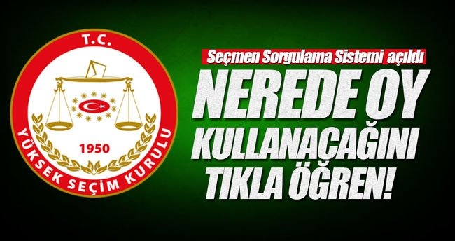 YSK resmen duyurdu! - YSK seçmen ve sandık sorgulama 2017 sistemi açıldı! - Nerede oy kullanacağım?