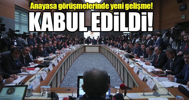 SON DAKİKA: Anayasa görüşmelerinde flaş gelişme!