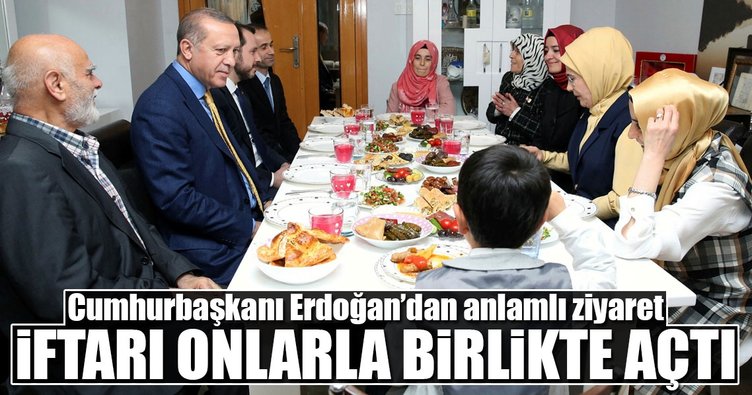 Cumhurbaşkanı Erdoğan'dan anlamlı ziyaret