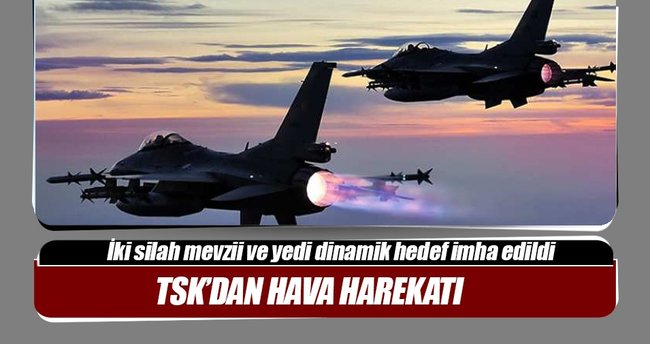 TSK'dan hava harekatı