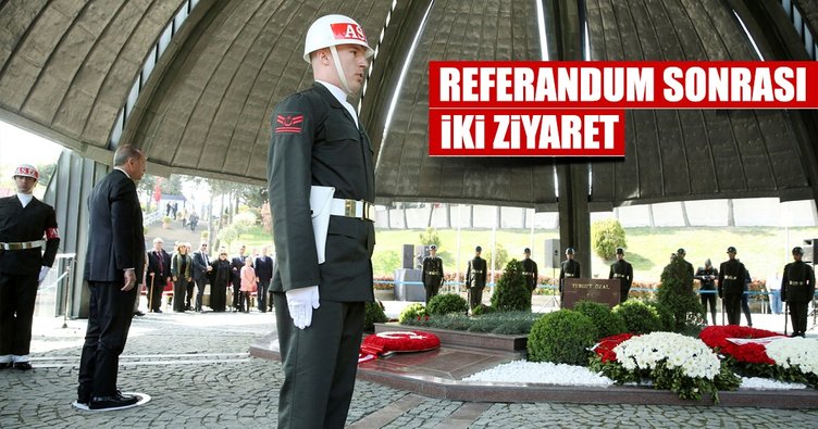 Cumhurbaşkanı Erdoğan'dan referandum sonrası önemli ziyaretler