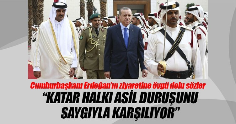 Cumhurbaşkanı Erdoğan'a övgü dolu sözler