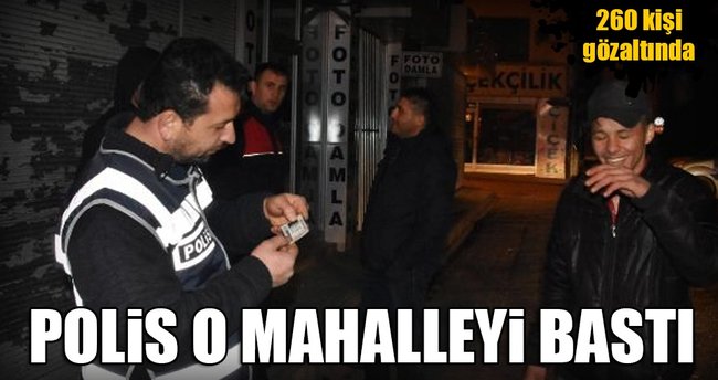 Konya'da yabancı uyrukluların yaşadığı mahallelere polis baskını