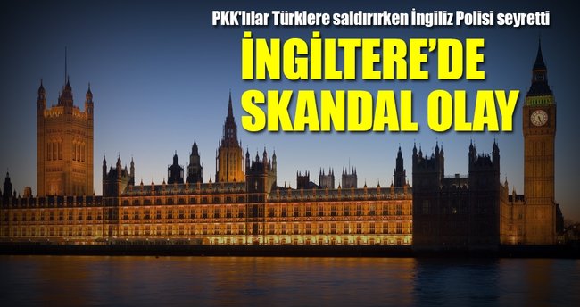 İngiltere'de skandal olay