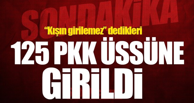 İçişleri Bakanı Soylu: Kışın girilmez dedikleri 125 terör üssüne girdik