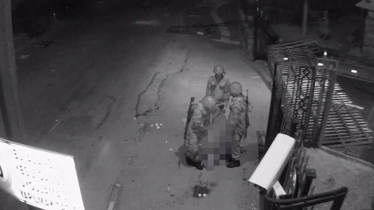 Şehit vatandaşların cenazelerini kaldırıma bıraktılar