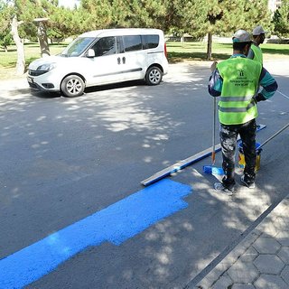 Elektrikli bisikletler için yol yapılıyor