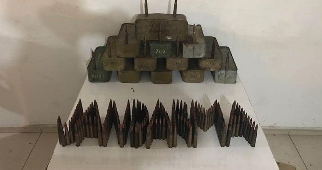 Hakkari'de 9 bin uçaksavar mermisi ele geçirildi