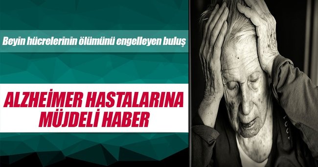 Alzheimer hastalarına müjdeli haber