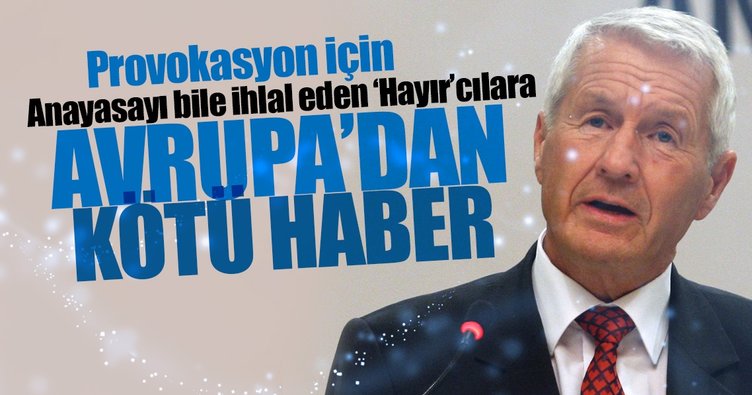 Avrupa'dan birilerine kötü haber: Kimse referandumu geçersiz sayamaz