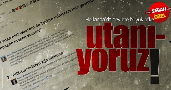 Hollanda vatandaşlarından devlete büyük öfke: Utanıyoruz