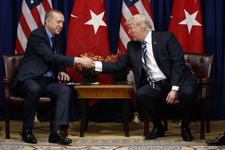 Cumhurbaşkanı Erdoğan New York'ta Trump ile görüştü