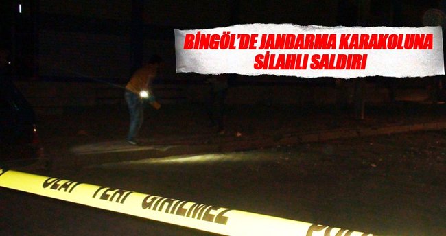 Bingöl'de karakola silahlı saldırı!