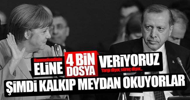 Erdoğan'dan Merkel'e gönderme!