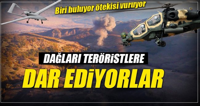 İHA buldu, Kobra vurdu