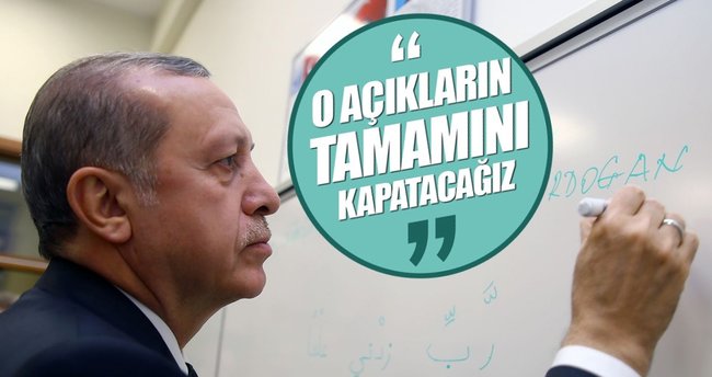 Erdoğan: FETÖ'nün kullandığı açıklar kapatılacak