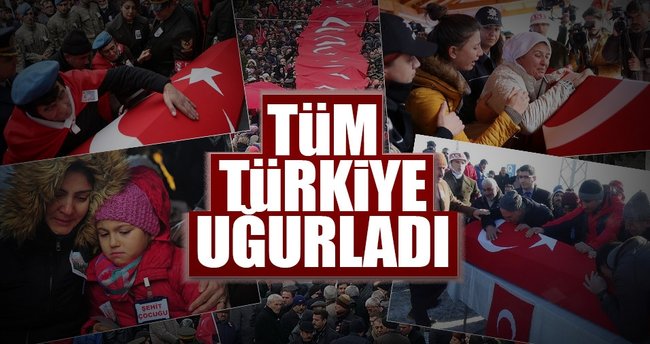 Tüm Türkiye uğurladı