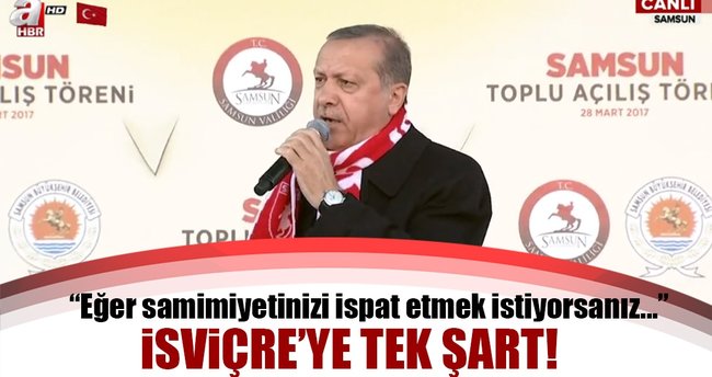 Cumhurbaşkanı Erdoğan Samsun’da – CANLI