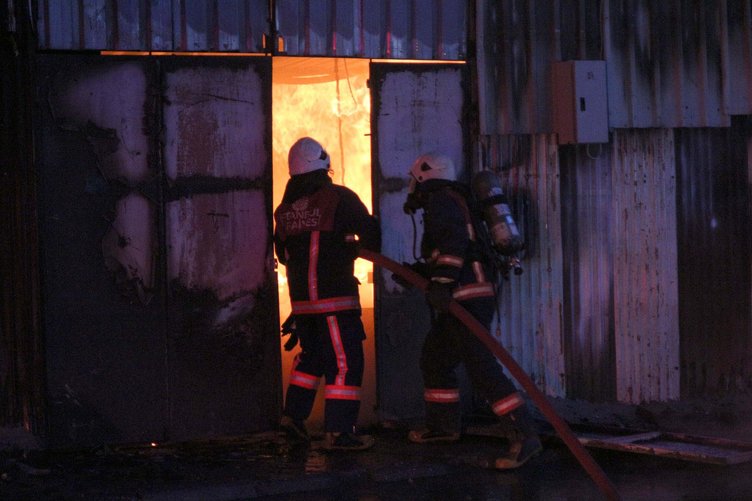Son dakika: Sarıyer'de kurbanlık hayvanların bulunduğu barınakta yangın
