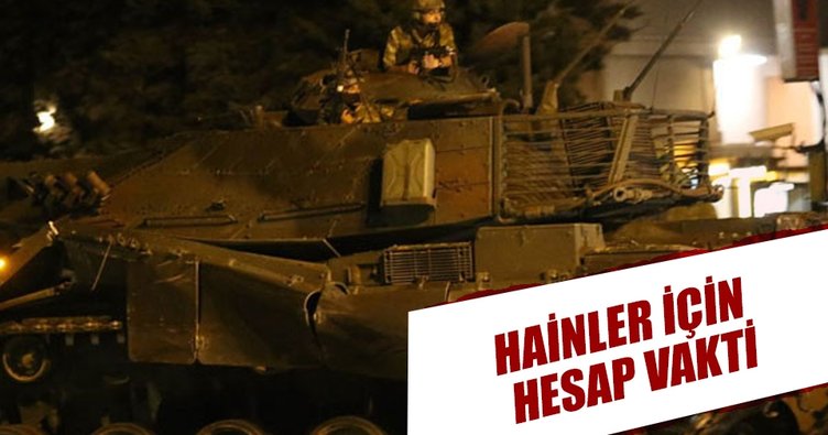 Hainler için hesap zamanı