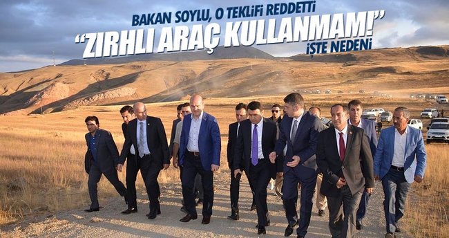 Bakan Soylu'dan zırhlı araç tepkisi