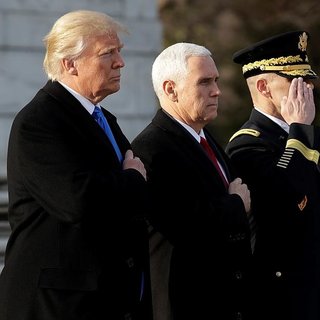 Trump yemin töreni için Washington'da