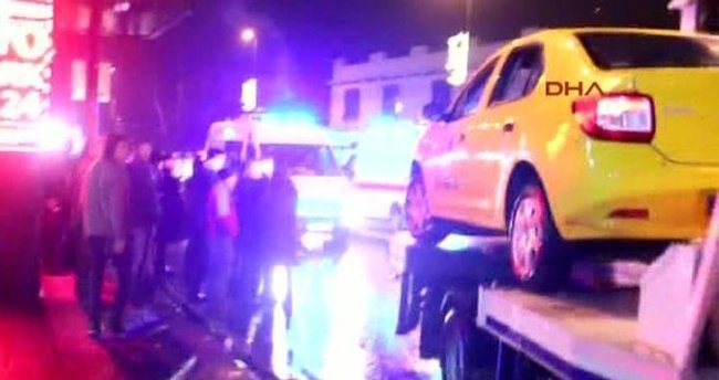 Saldırgan bu taksiyle mi geldi?