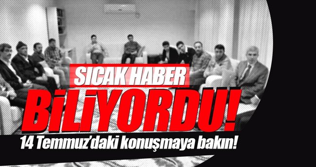 Ev sorumluları bile kalkışmadan haberdarmış!
