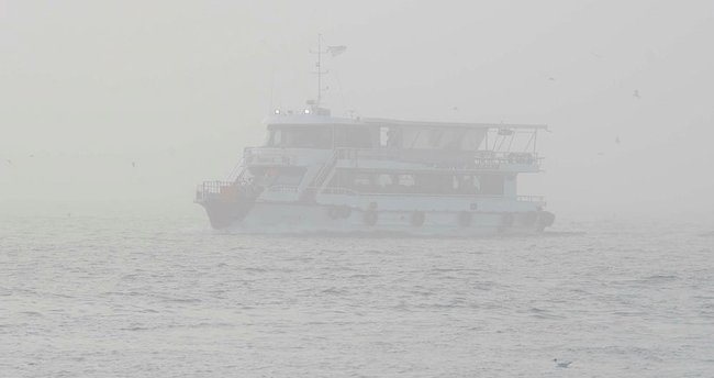 İstanbul'da ulaşıma sis engeli
