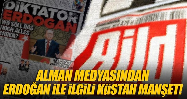 Bild'den küstah manşet!