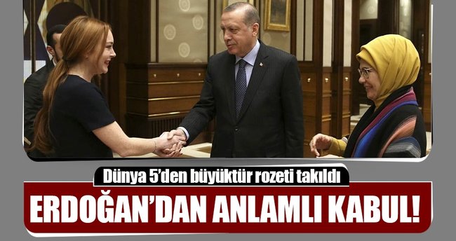 Cumhurbaşkanı Erdoğan'ın kabulü