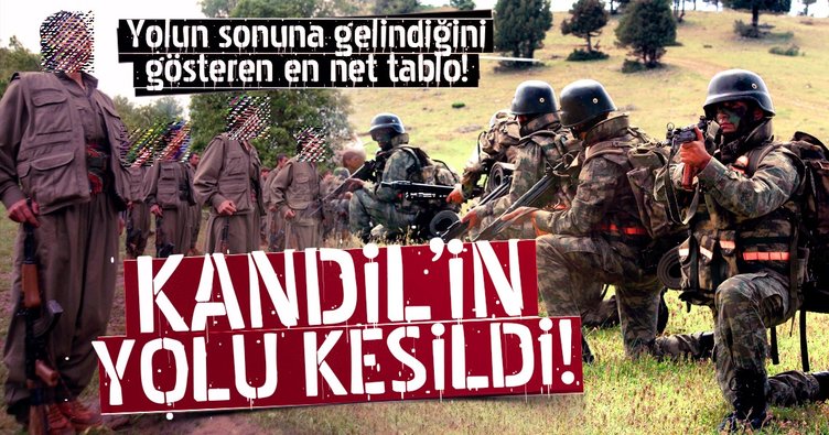 Kandil'in yolu kesildi!
