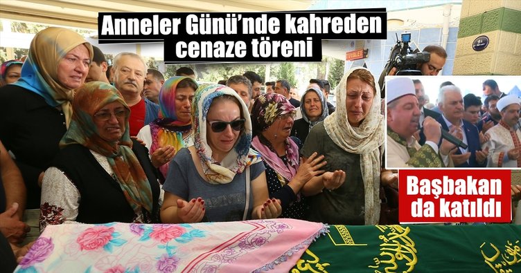 Anneler Günü’nde kahreden cenaze töreni
