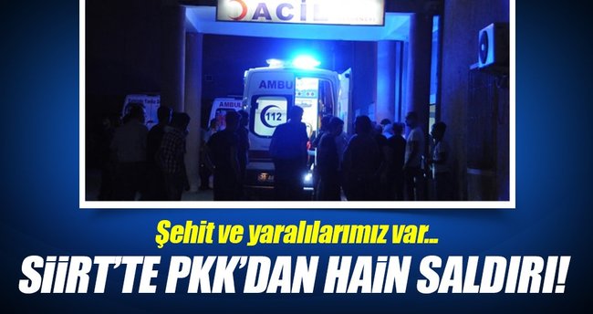 Siirt'te güvenlik güçlerine saldırı!